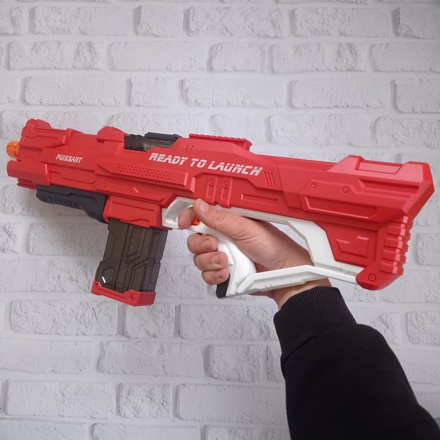 Водяний пістолет дитячий Combat Water Gun Бластер акумуляторний водний автомат з автоматичним набором води (20)