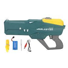 Водяной пистолет детский крокодил Water Gun Бластер аккумуляторный водный автомат с автоматическим набором воды (36)