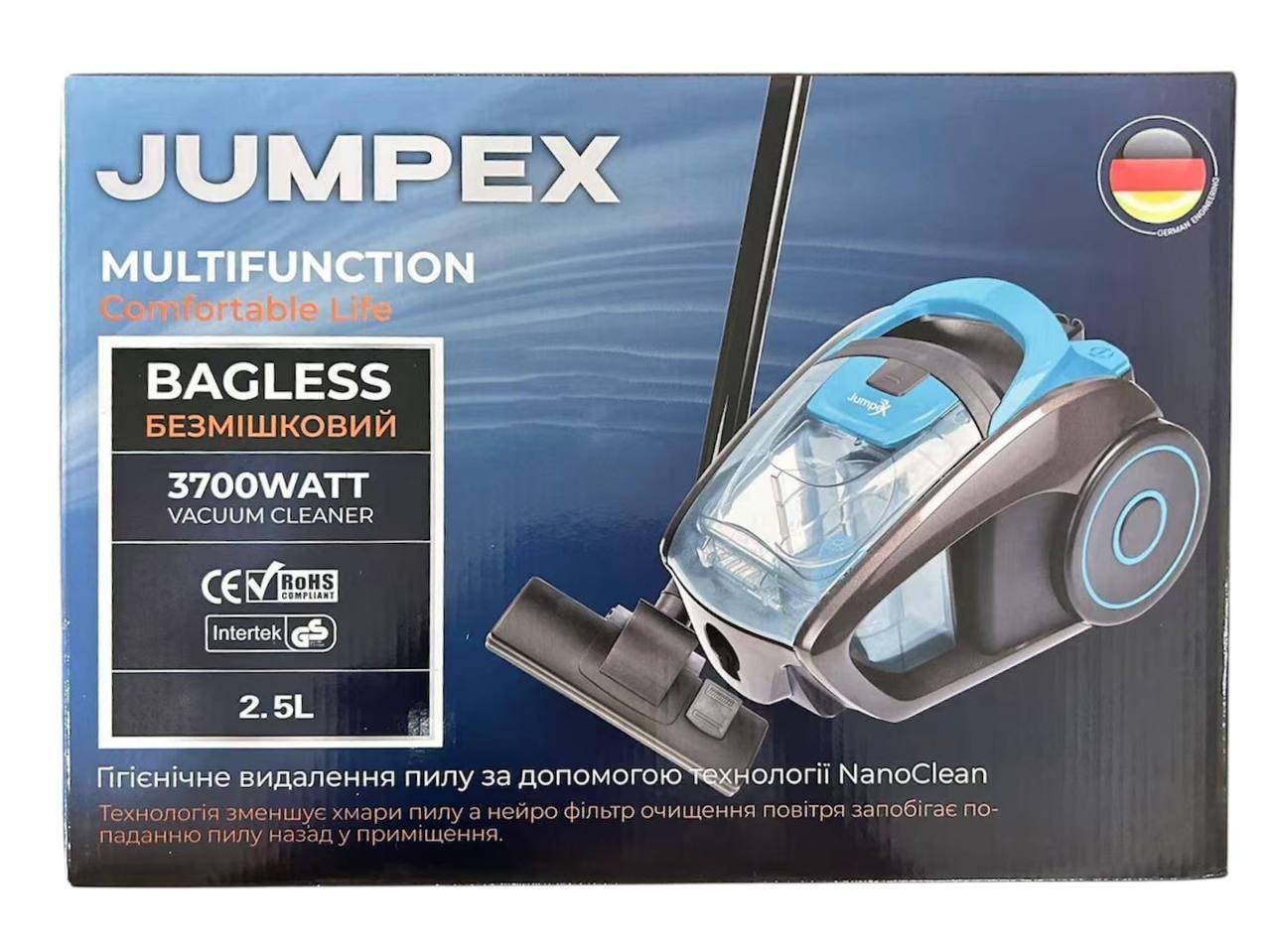 Мощный циклонный пылесос без мешка, с контейнером, напольный Jumpex-1604 (3)