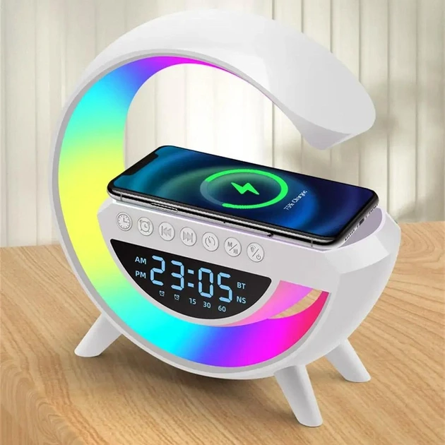 Настільна Смарт Лампа Нічник G-Smart Bt-3401 з Bluetooth Колонкою, Fm Радіо (24)