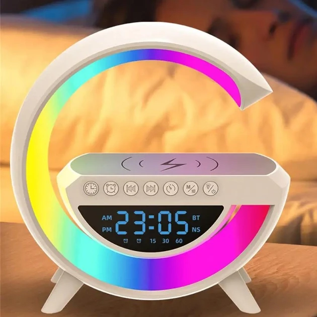 Настільна Смарт Лампа Нічник G-Smart Bt-3401 з Bluetooth Колонкою, Fm Радіо (24)
