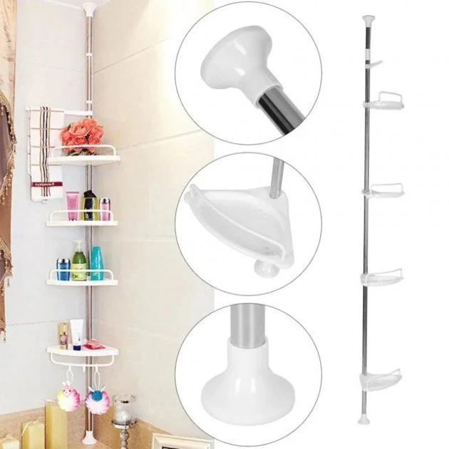Кутова полиця для ванної Multi Corner Shelf GY-188 (20)