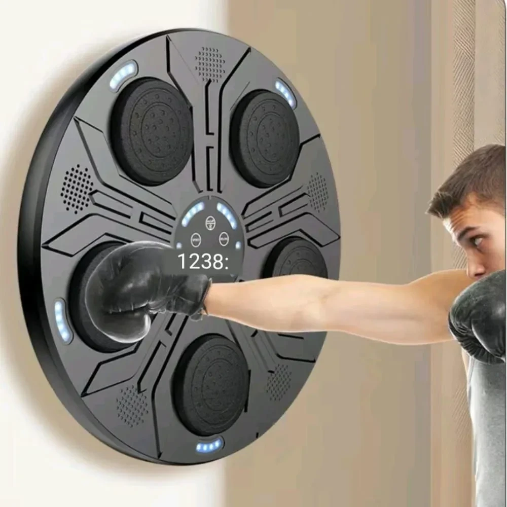 Інтерактивна музична боксерська груша з рукавичками Intelligent Boxing Machine, тренажер для боксу (10)