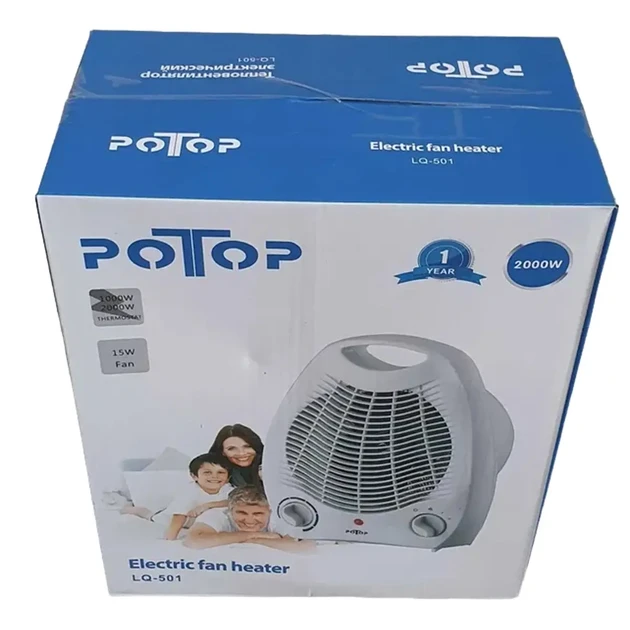 Тепловентилятор електричний дуйка PoTop LQ-501 2000 Вт (12)
