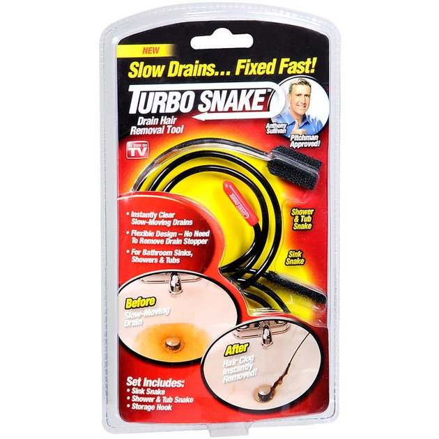 Пристрій для чищення каналізації Turbo Snake 