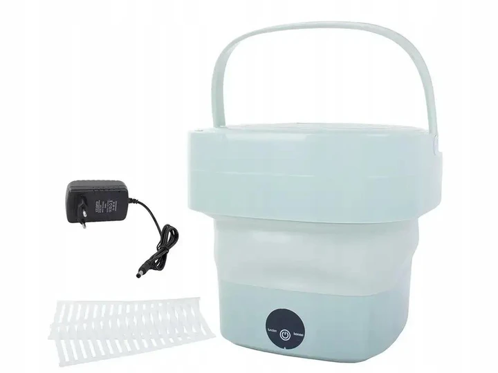 Міні пральна машина компактна 12 кг економія води Folding washing machine блакитний/рожевий/зелений (12)