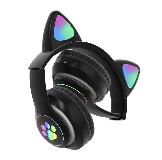 Навушники з вушками VIV-23M чорні (100) Навушники з вушками VIV-23M чорні (100)