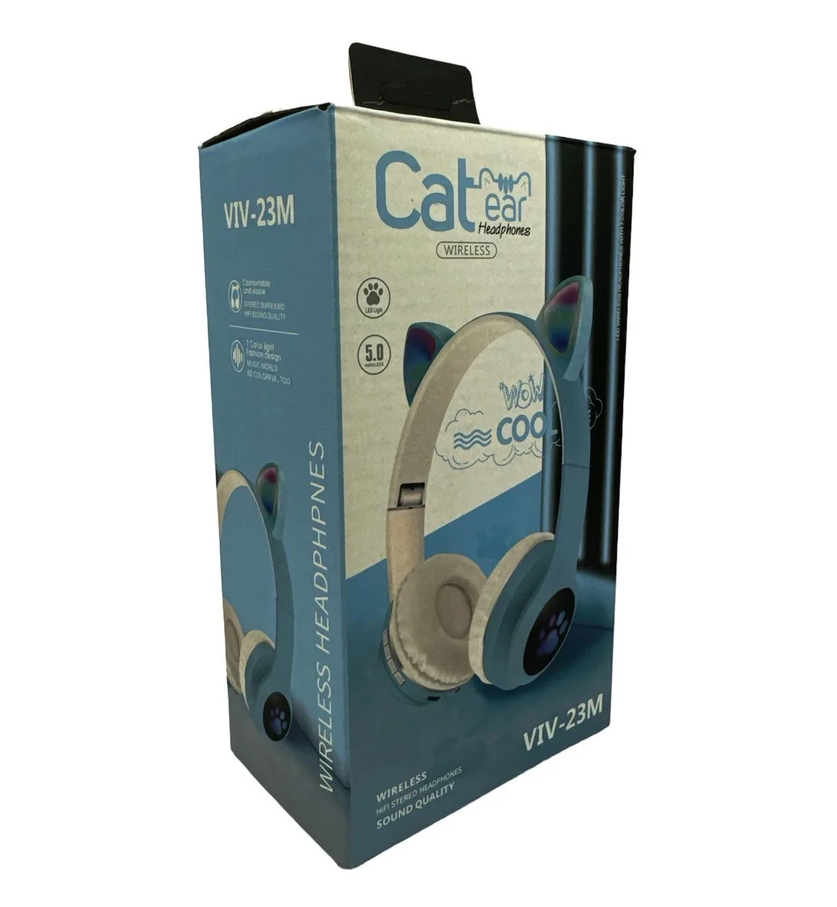 Навушники з вушками VIV-23M блакитні (100) Навушники з вушками VIV-23M блакитні (100)