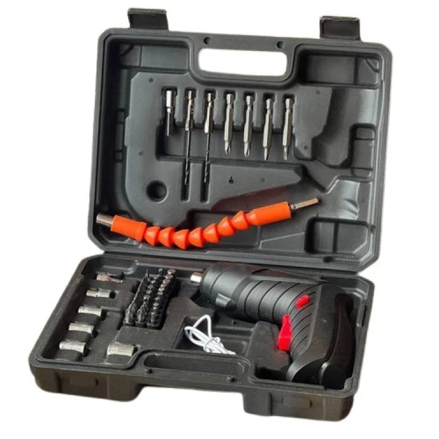 Акумуляторний шурупокрут із насадками в кейсі (3.6В) (1800mAh) (20) Акумуляторний шурупокрут із насадками в кейсі (3.6В) (1800mAh) (20)