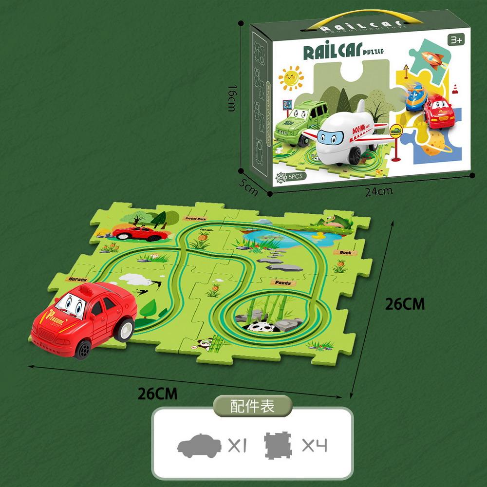 Розвиваюча іграшка-пазл 5PCS Rail Car (72) Розвиваюча іграшка-пазл 5PCS Rail Car (72)