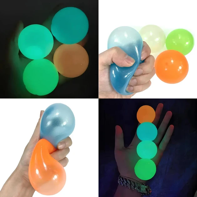 Липки кульки, що світяться Globbles RESTEQ. — антистрес іграшки, які прилипають до стін і світяться (1000) Липки кульки, що світяться Globbles RESTEQ. — антистрес іграшки, які прилипають до стін і світяться (1000)