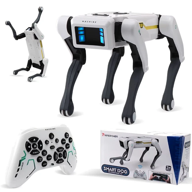 Интерактивный робот-собака на радиоуправлении, Smart Dog / Аккумуляторная собака робот с пультом (8)