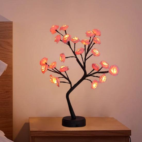 Настільна світлодіодна різдвяна лампа дерево