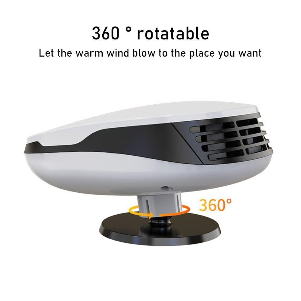 Автомобільний нагрівач 2 в 1 Вентилятор електричний для салону та лобового скла 120 Вт. (40)