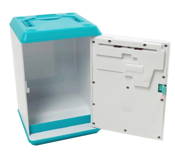 Сейф скарбничка Robot Bodyguard з кодовим замком дитячий інтерактивний сейф блакитний (48)