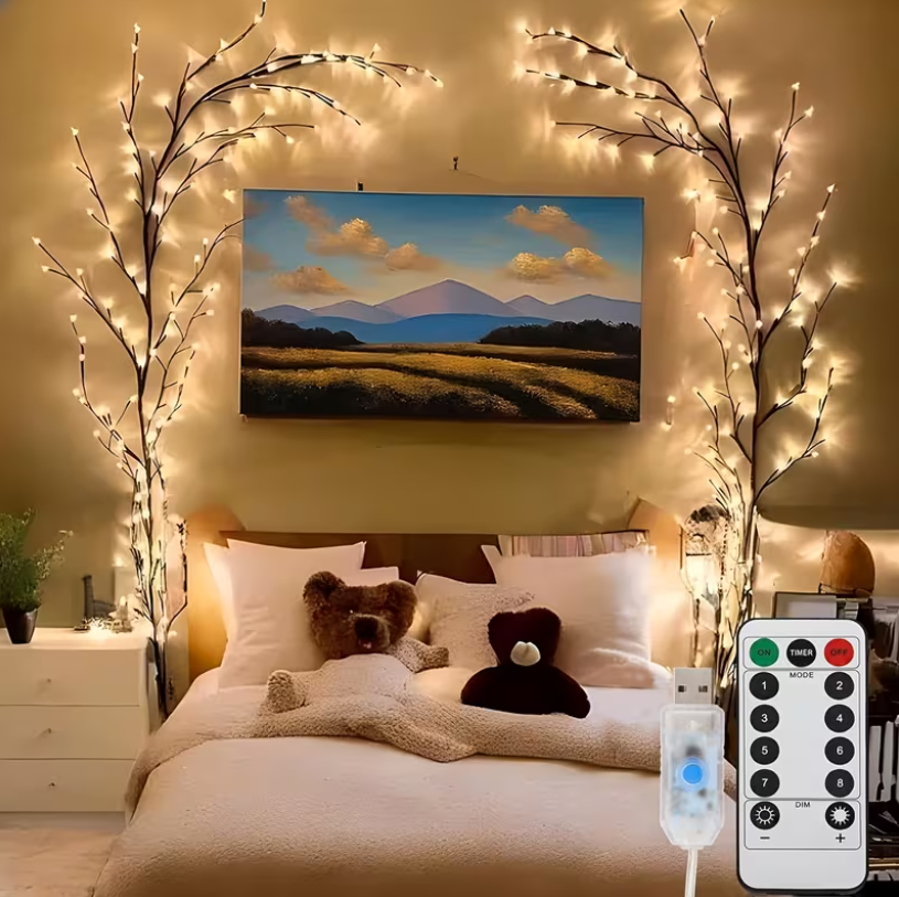 Гірлянда у формі дерева — 8 режимів, Живлення від USB (50)