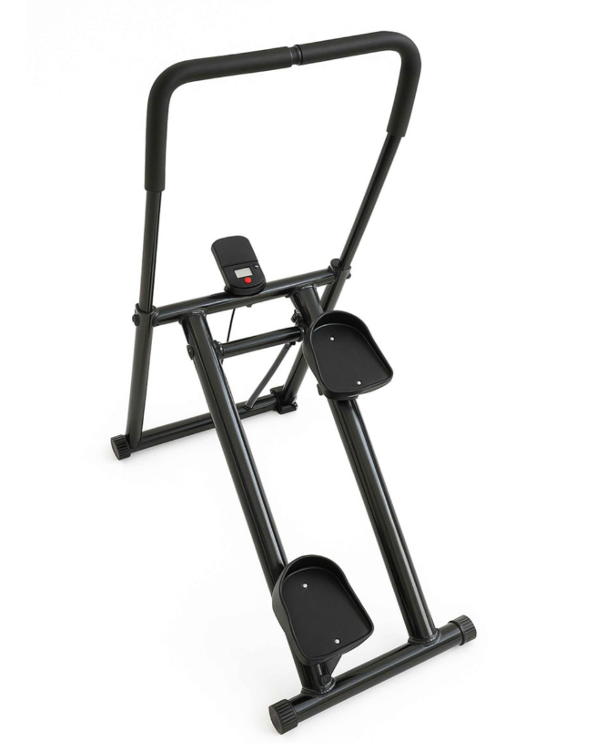 Усиленный степпер из стали для тренировок дома черный (1)