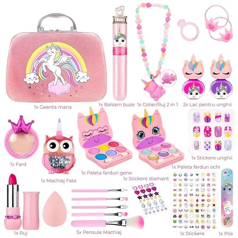 Набір дитячої декоративної косметики HEANING FlyBeauty 28в1 Washable Cosmetic (24)