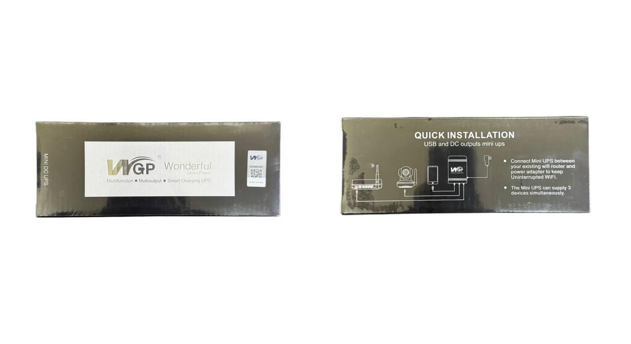 Mini UPS WGP 103 10400mAh, оптики, термінали, відеокамери, 5V/9V/12V (50)
