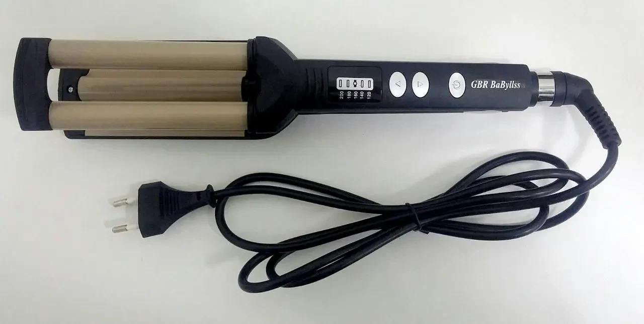 Потрійна плойка для волосся BaByliss DT-2021 — плойка для великих локонів (40)