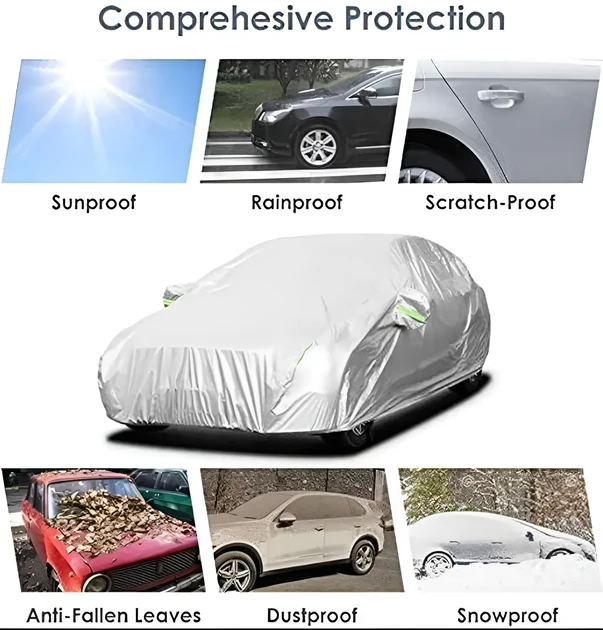 Тент-чехол автомобильный с подкладкой XL (20)