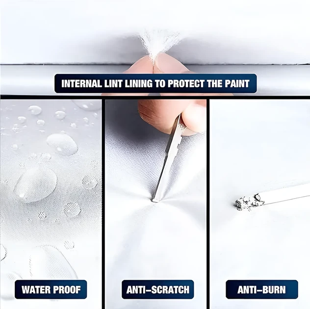 Тент-чехол автомобильный с подкладкой XL (20)