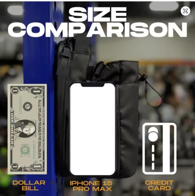 Універсальна магнітна сумка для пляшки з водою для спортзалу FG з плечовим ременем і кишенею для телефона (100)