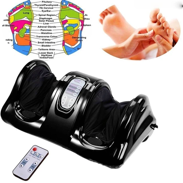 Універсальний електромасажер для ніг і стоп Shiatsu Foot Massager роликовий (2)