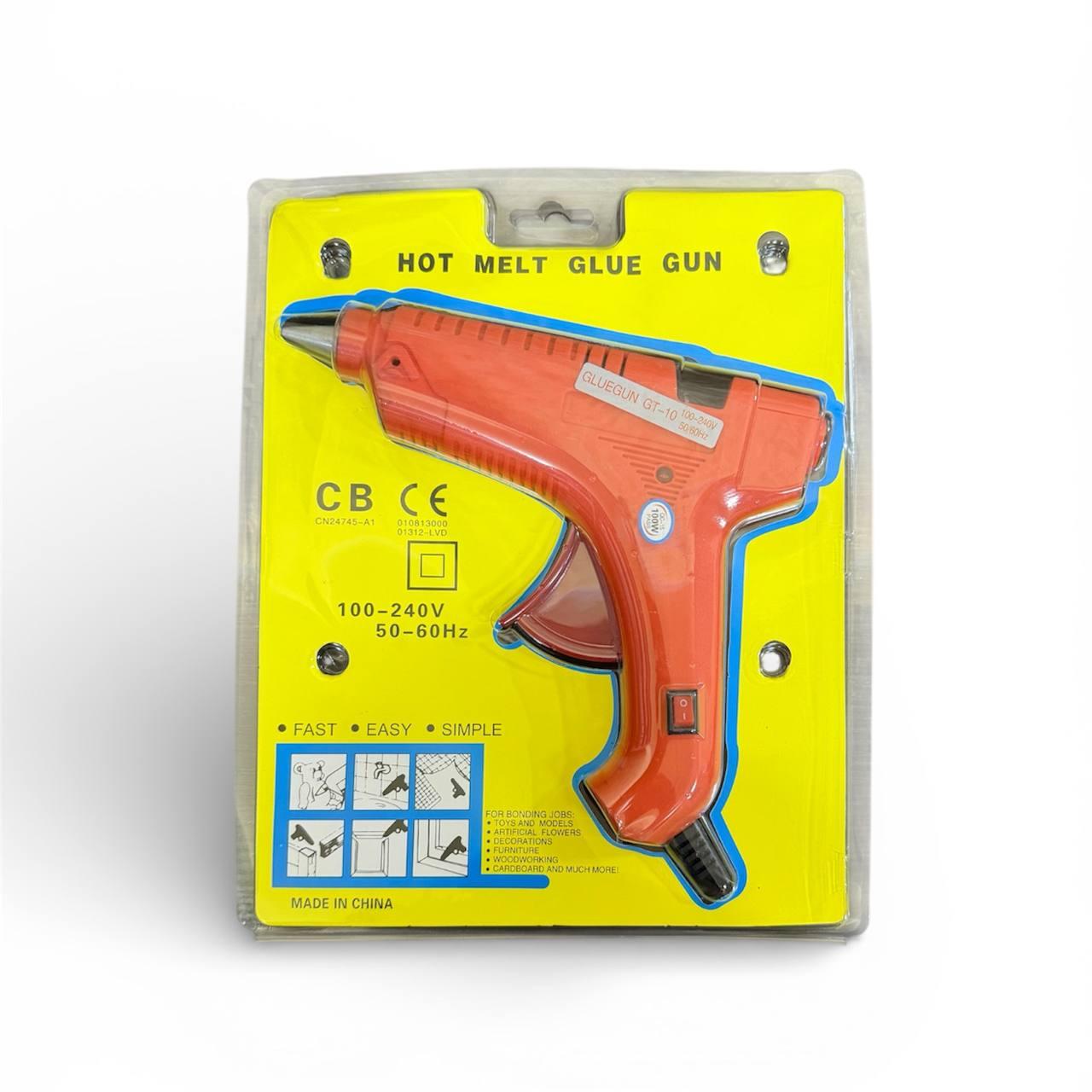 Клейовий пістолет 100-240W 50/60Hz жовтогарячий (48)