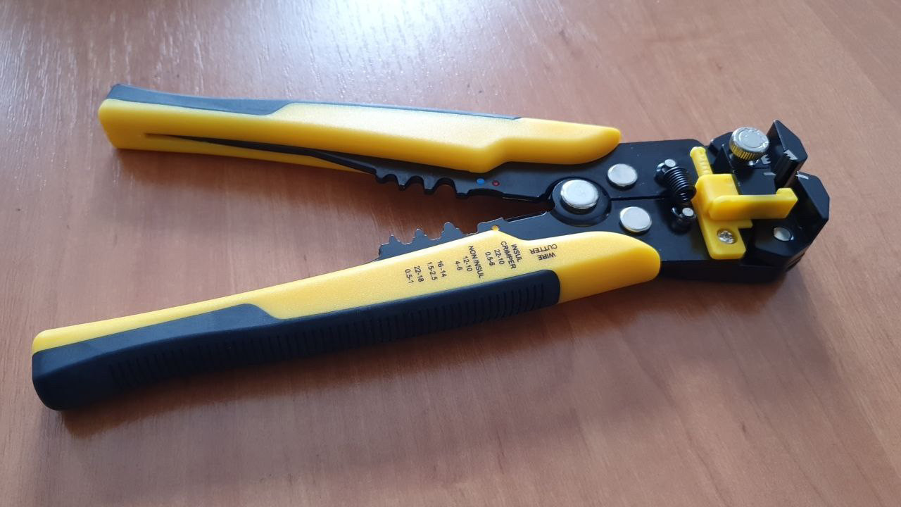 Кліщі для зняття ізоляції (стрипер) посилені (60)