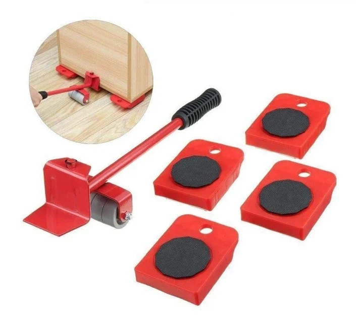 Набір для переміщення меблів домашній меблевий домкрат на колесах (20)