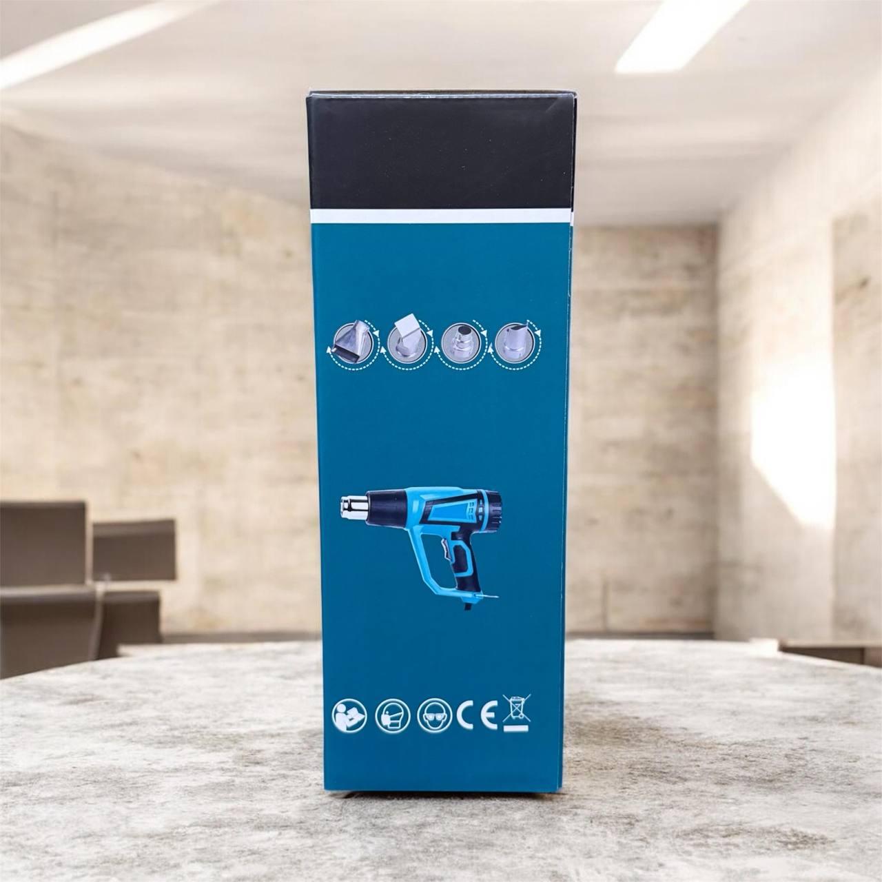 Фен промисловий Hot Air Gun 1600W 4 насадки X512 (10)