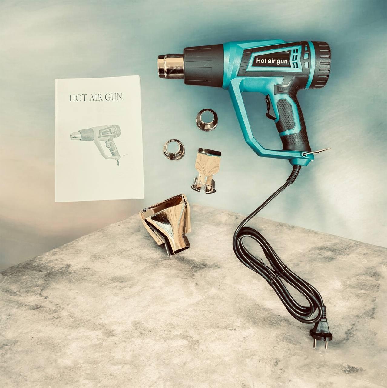 Фен промисловий Hot Air Gun 1600W 4 насадки X512 (10)