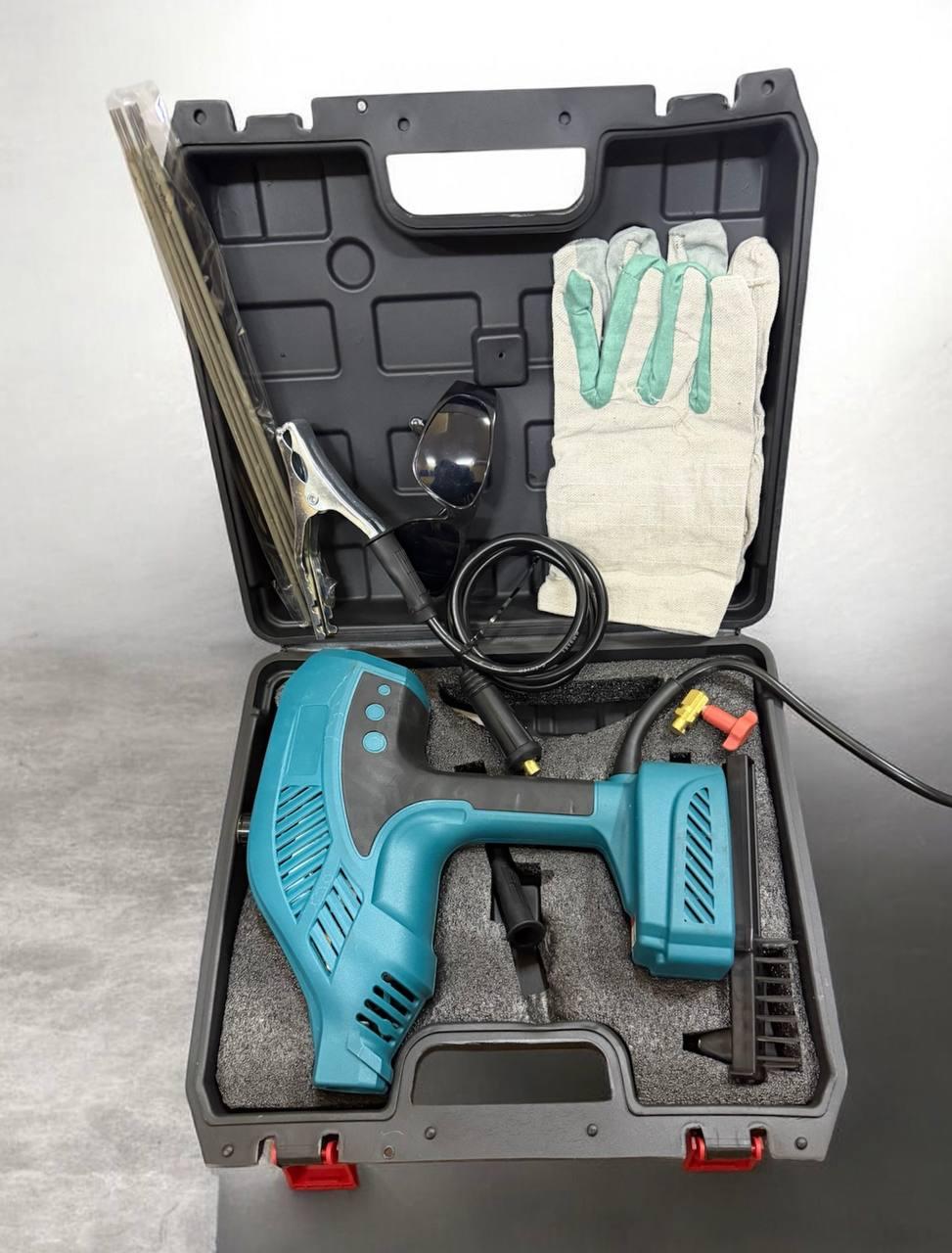 Зварювальний апарат портативний ручний електричний синій X-478 (5)