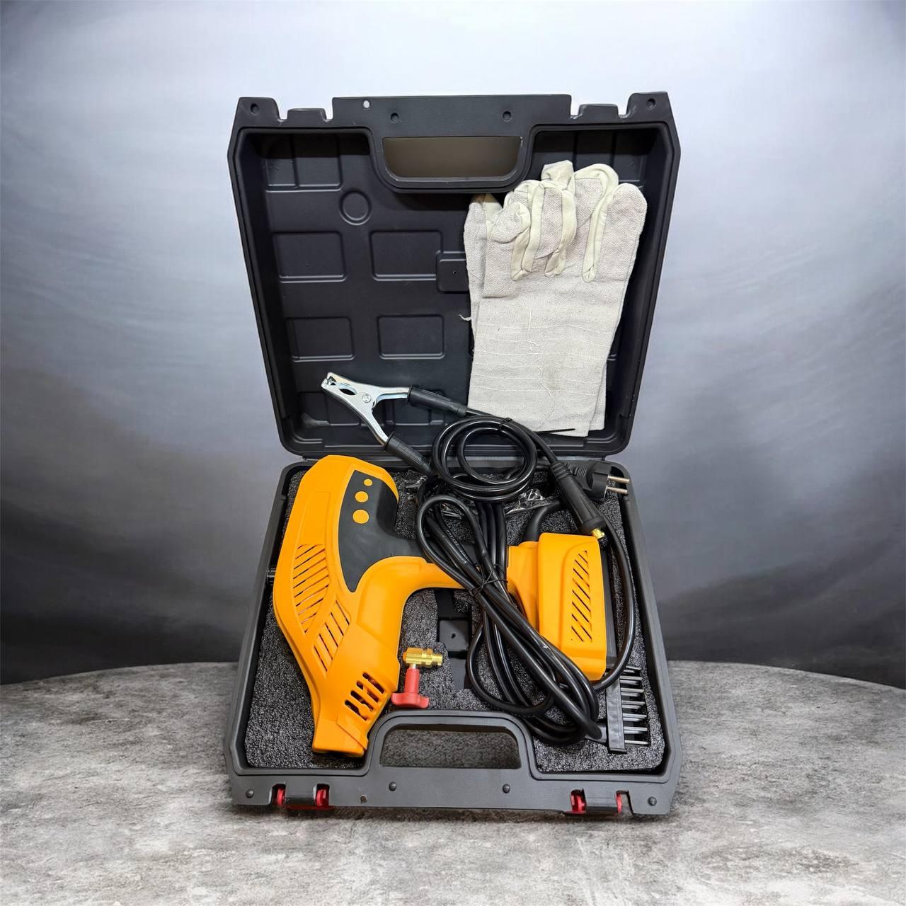 Зварювальний апарат портативний ручний електричний жовтий X-478 (5)