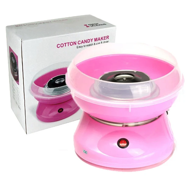 Апарат для приготування солодкої вати Cotton Candy Maker рожевий (12)