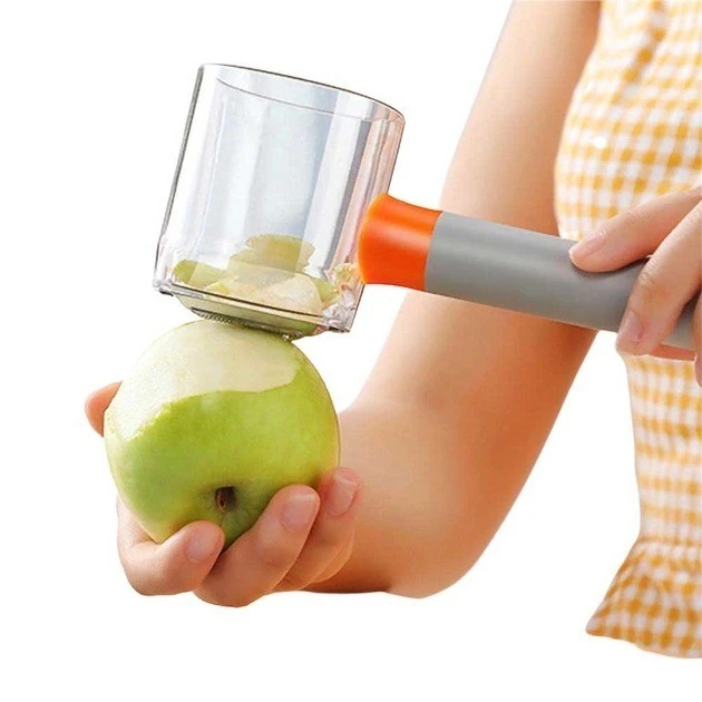 Овочечистка для видалення шкірки з контейнером Store fruit peeler (100)