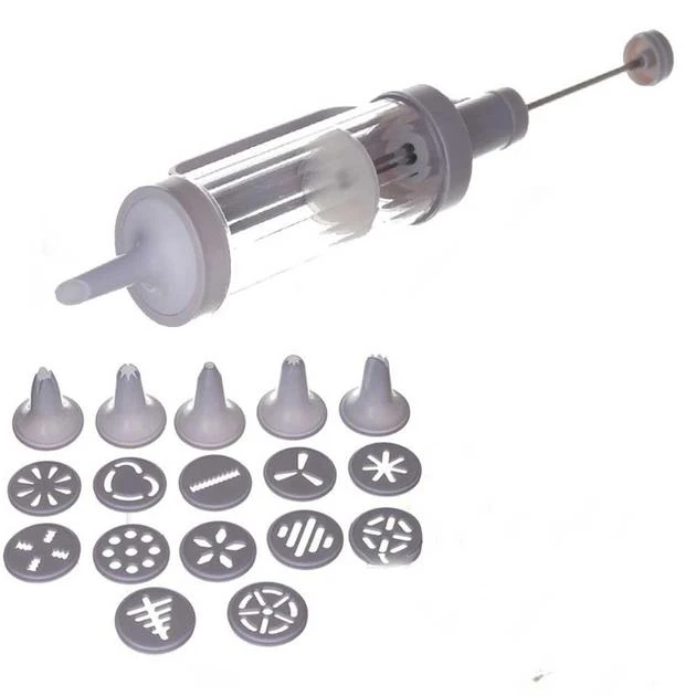Шприц для печива з насадками для декорування Cookie Press and Cake Decorator Set (72)