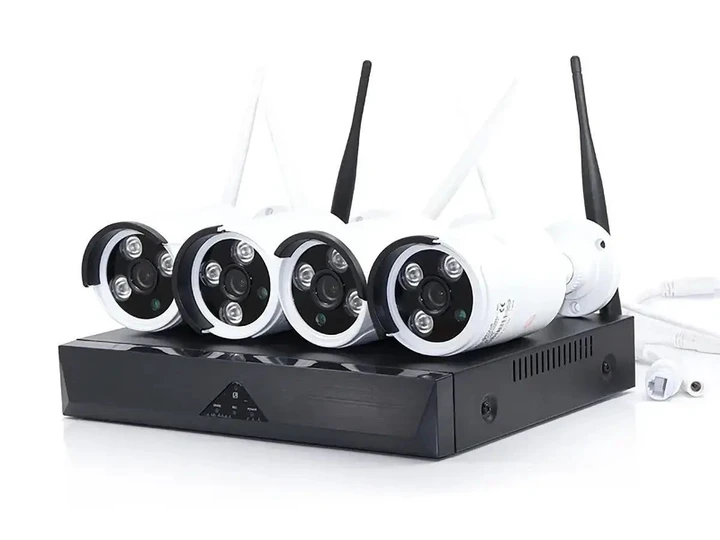 Набор камер видео-наблюдения 5G Kit (4 беспроводных камер + сетевой видео регистратор) WiFi 4ch NVR/DVR (6)