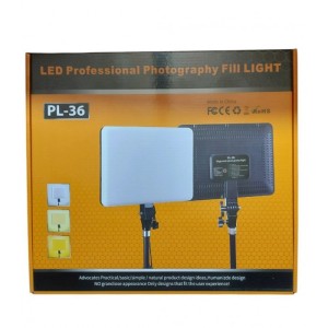 Прямокутна світлодіодна LED-лампа для фото та відео PL-36 (20)
