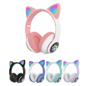 Навушники з котячими вушками Бездротові Wireless headphones Cat ear STN-28 (100)
