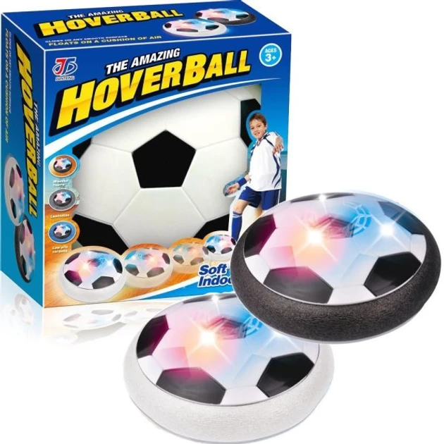 Детский летающий футбольный мяч HOVERBALL с Led подсветкой (120)