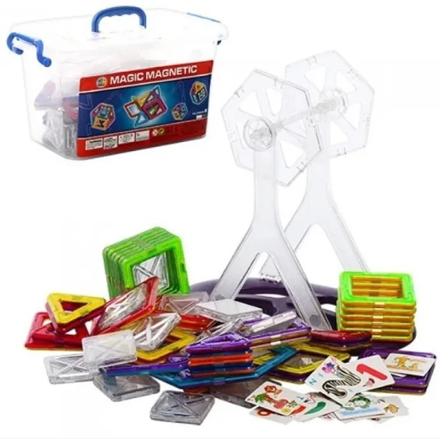 Магнітний конструктор-валіза Magic Magnet 40 деталей (60)