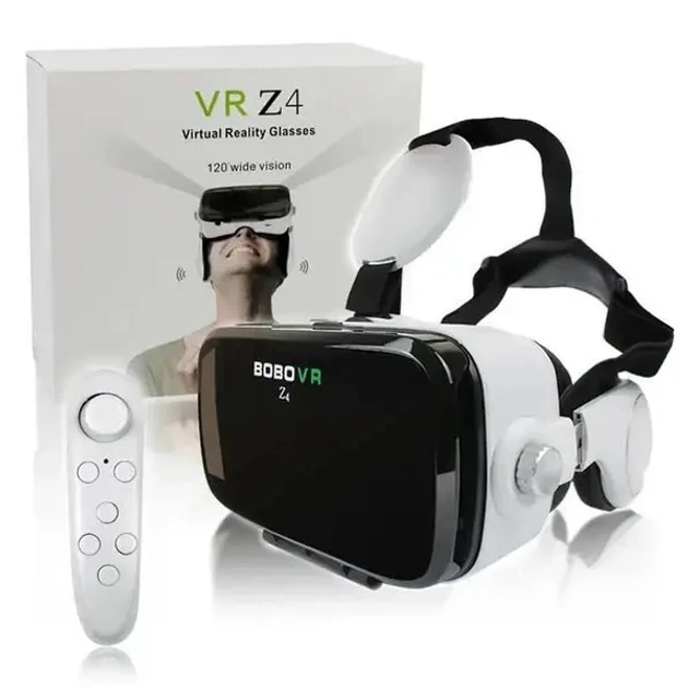 Очки виртуальной реальности со встроенными наушниками и пультом Authentic Bobo VR Z4 (20)
