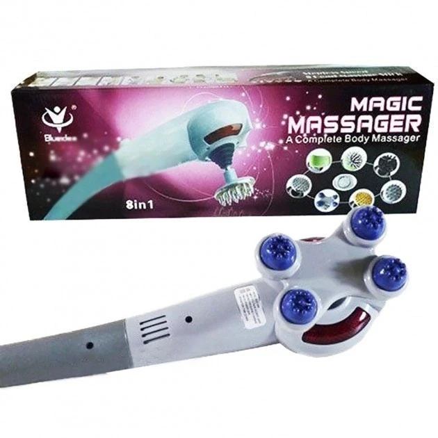 Ручной вибро-массажёр для тела Magic Massager 8 в 1 (24)