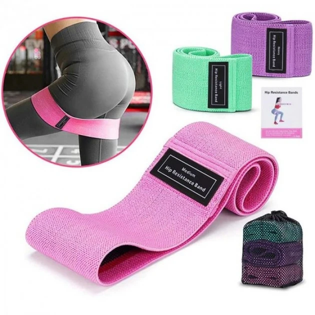 Резинки для фитнеса hip resistance band (100)