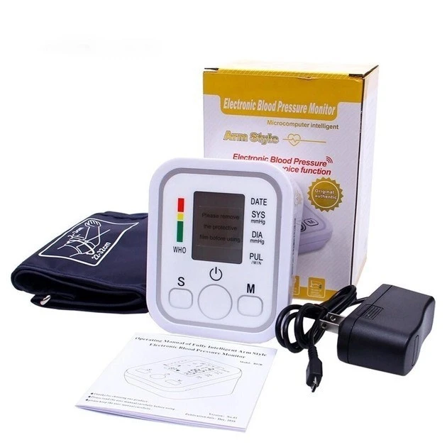 Електронний вимірювач тиску electronic blood pressure monitor Arm style, тонометр з USB (50)