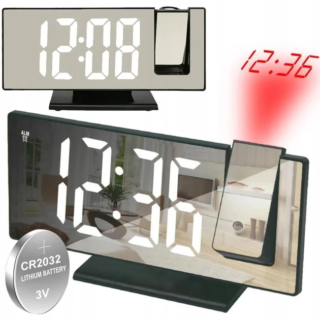 Часы настольные Led Mirror Clock с проекцией (80)