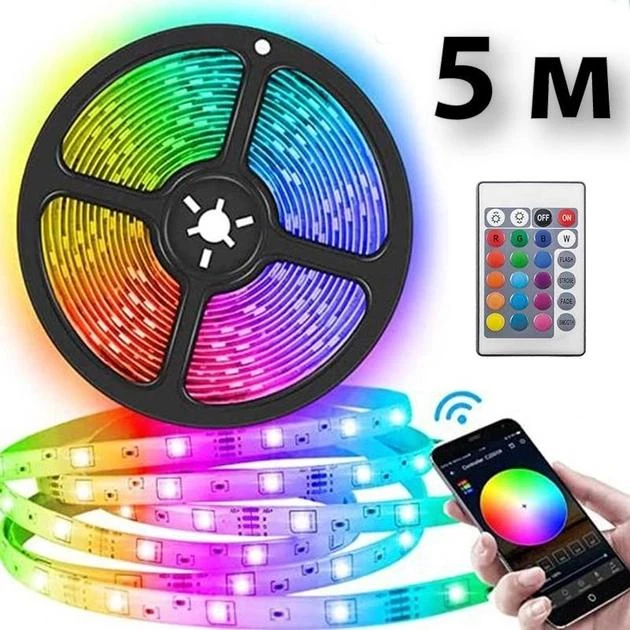 Світлодіодна стрічка RGB 5050 5 м (60)