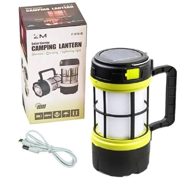 Ліхтар лампа підвісний кемпінг Camping Lantern F-910-B акумуляторний (72)